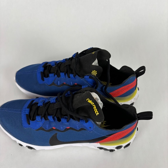 Nike, React, Mid Run, Blue Shoes, Size 8 - Picture 7 of 10